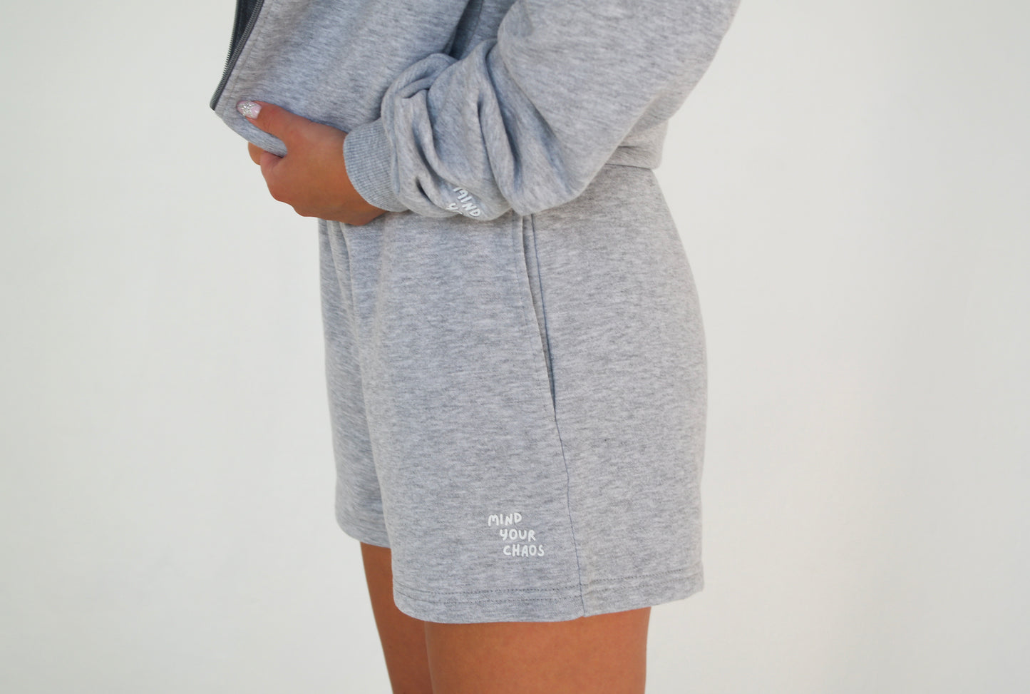 Shorts | Melange grey