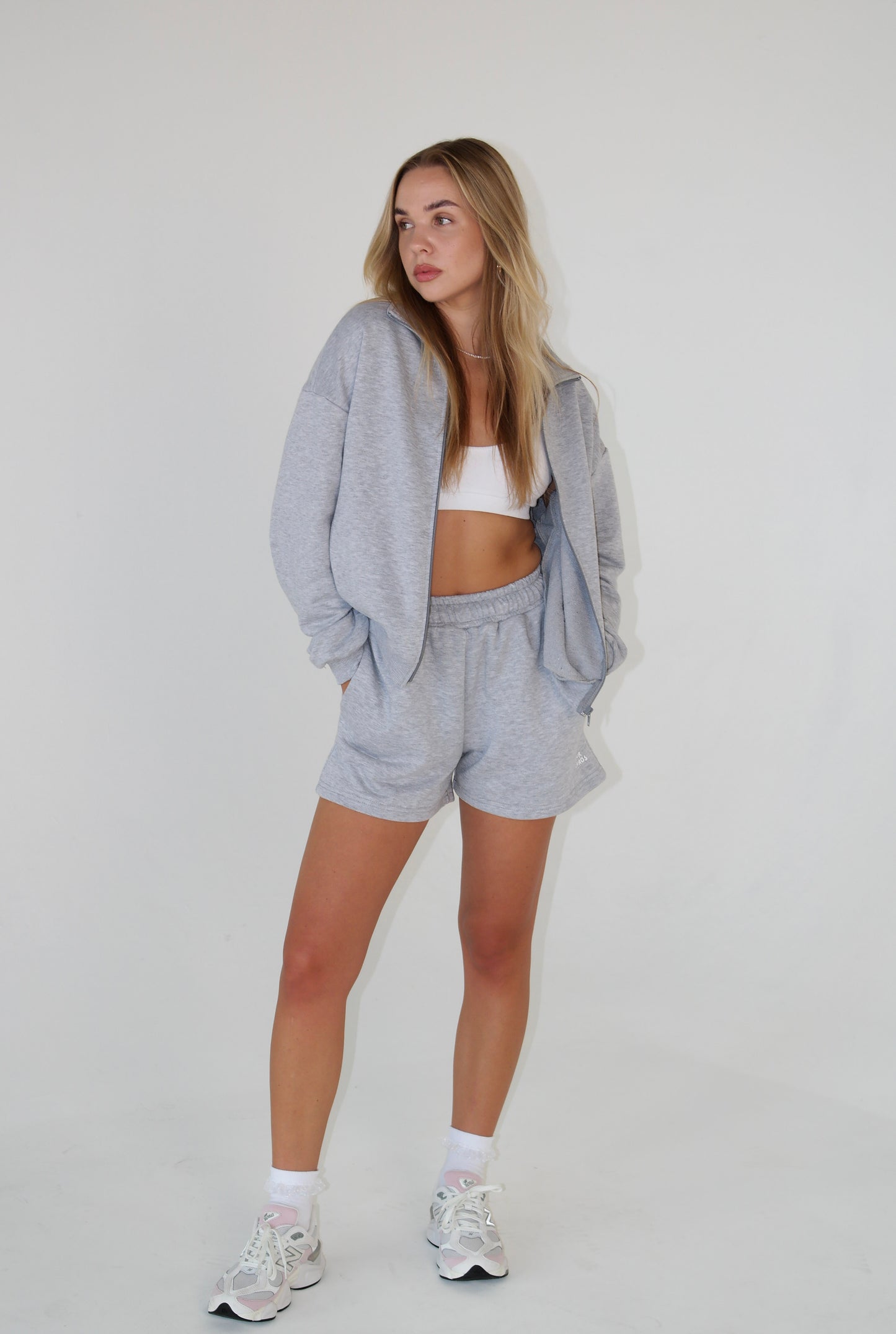 Shorts | Melange grey