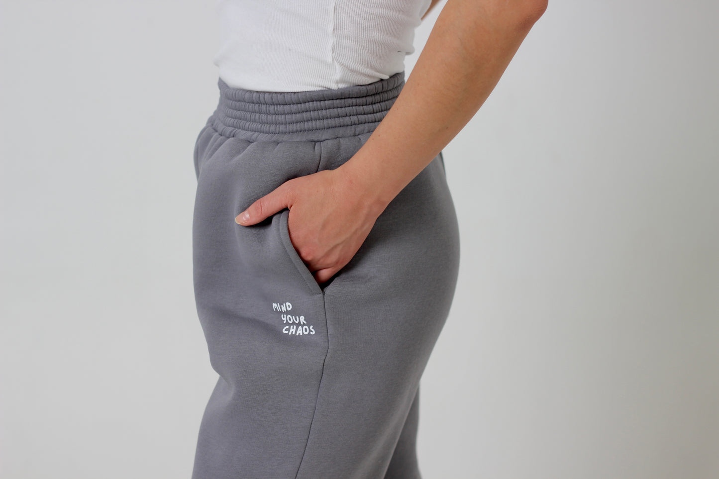 Grey unisex joggers